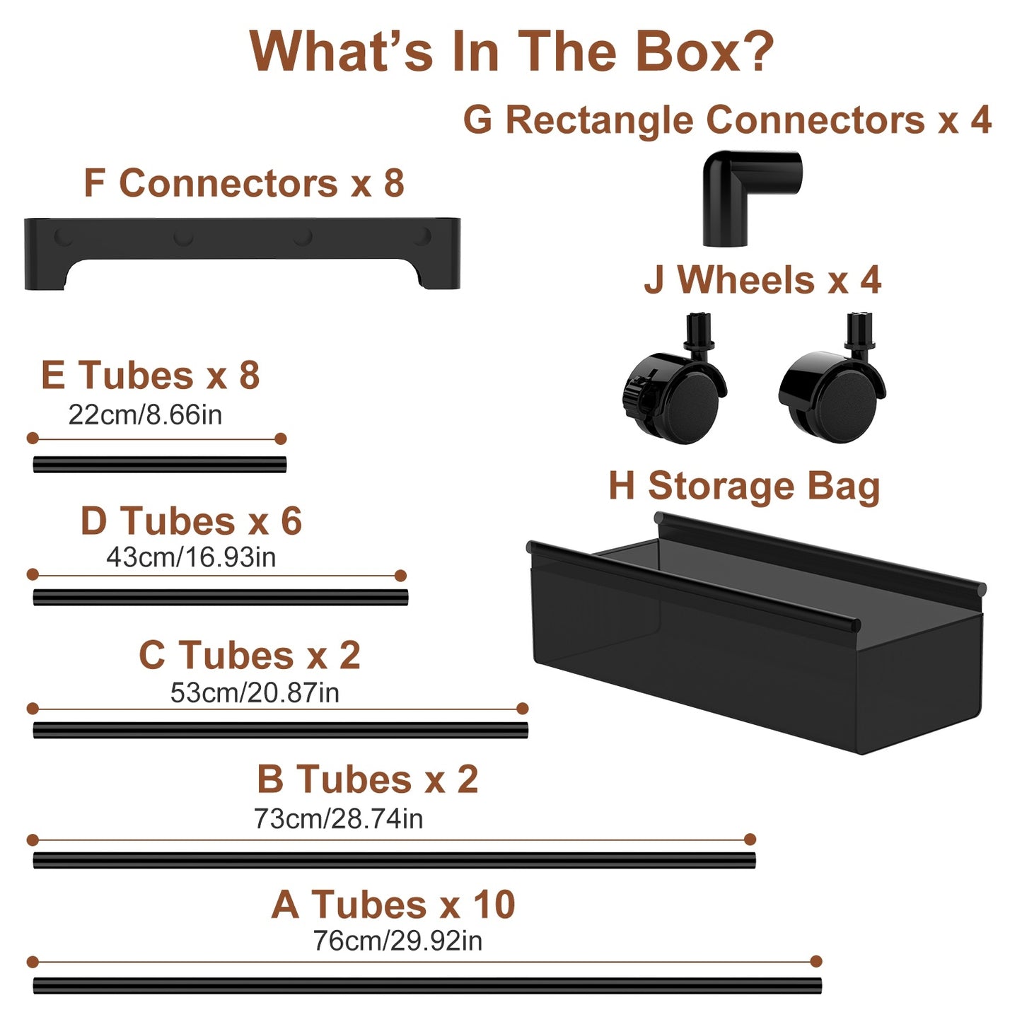 Double Rod Garment Rack with Storage Bag – Portable Clothing Rack with Shelves, Lockable Wheels & Adjustable Height