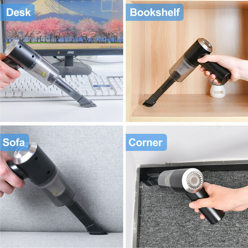 Portable Car Vacuum Cleaner – High Power Cordless Handheld, Rechargeable & Easy to Clean
