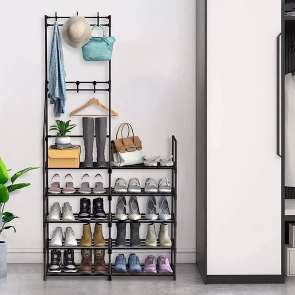5-Layer Shoe Rack – Space-Saving Shoe Storage Organizer for Home & Entryway