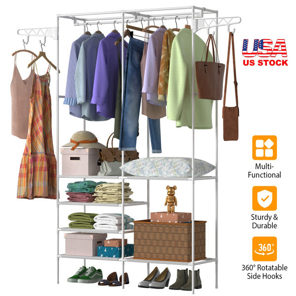 4-Layer Shelf Closet Organizer – Multi-Layer Storage Rack for Home & Office