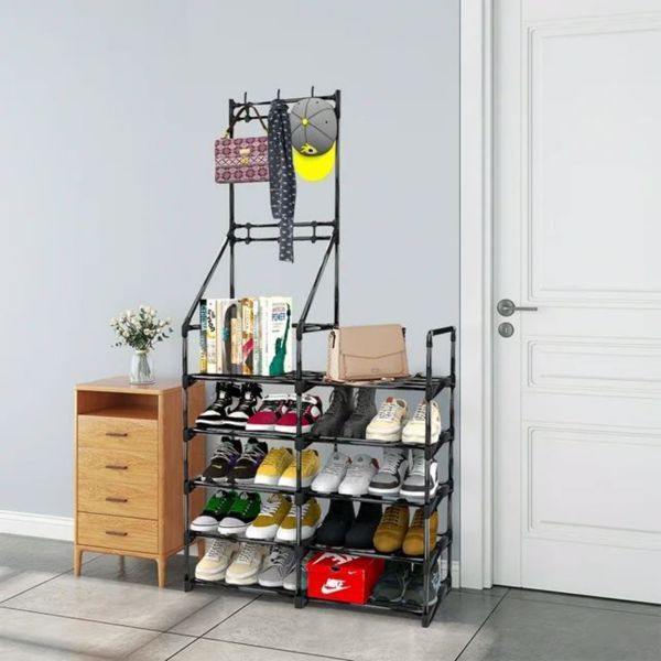 5-Layer Shoe Rack – Space-Saving Shoe Storage Organizer for Home & Entryway