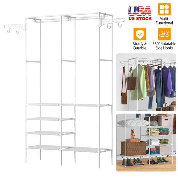 4-Layer Shelf Closet Organizer – Multi-Layer Storage Rack for Home & Office